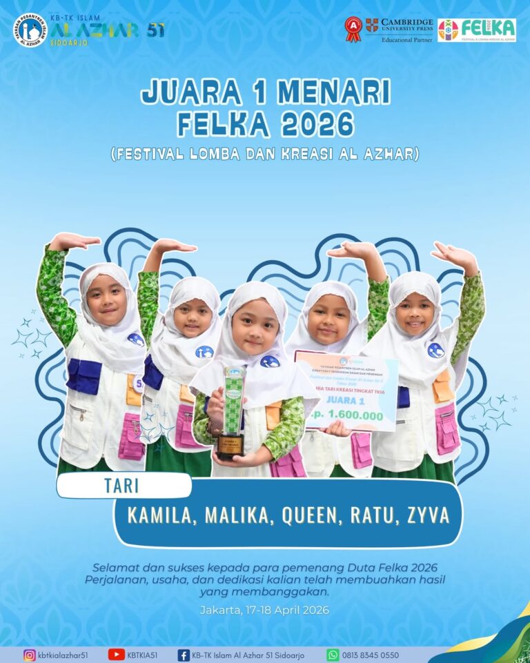 Kamila, Malika, Queen, Ratu dan Zyva - Juara 1 Menari FELKA 2026