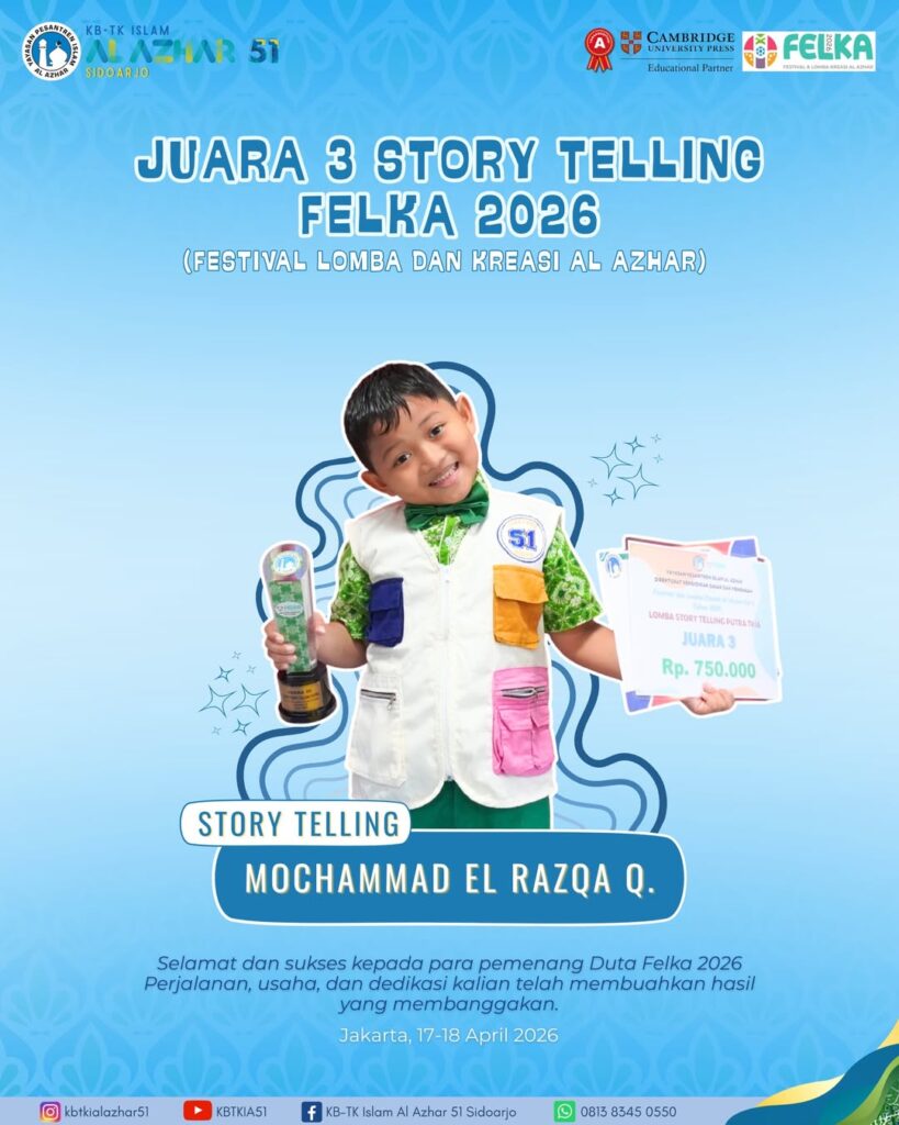 Mochammad El Razqa Q - Juara 3 Story Telling Putra