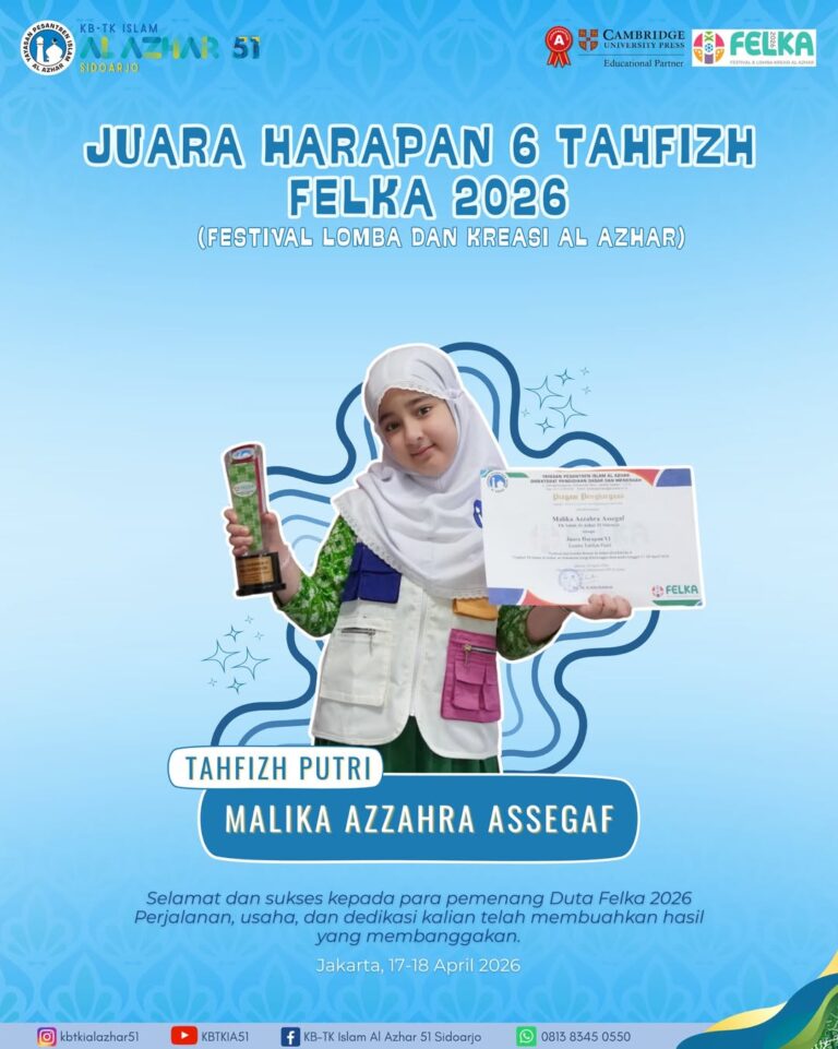 Malika Azzahra Assegaf - Juara Harapan 6 Tahfidzh Putri FELKA 2026