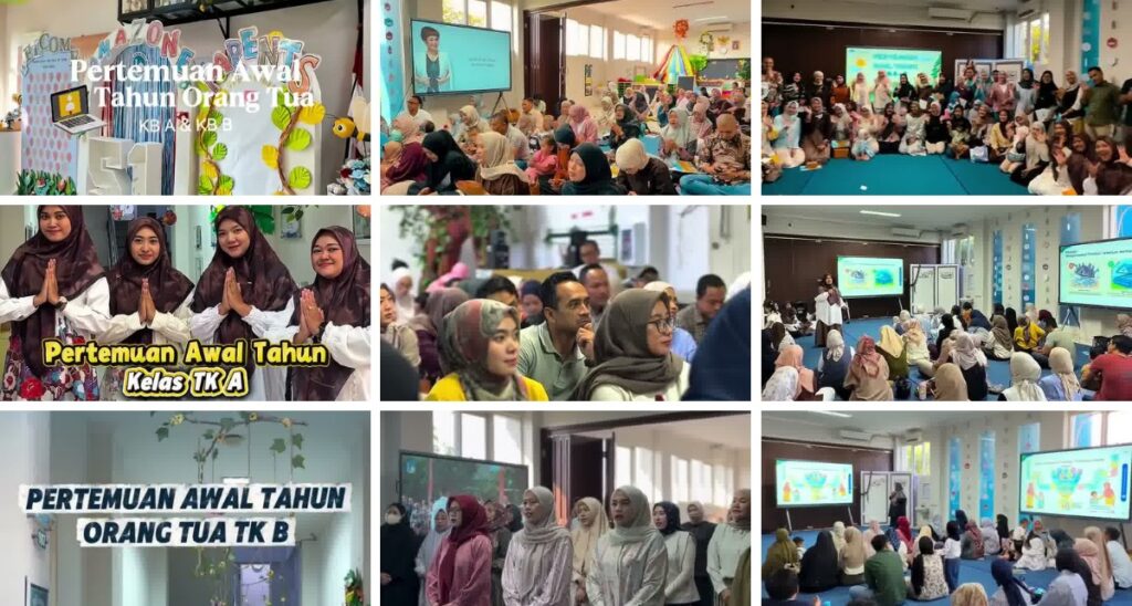 Pertemuan awal tahun orang tua murid TK Islam Al Azhar 51 Sidoarjo sebagai TK terbaik di Jawa Timur.